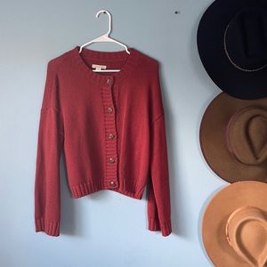 Outerknown Red Cardigan